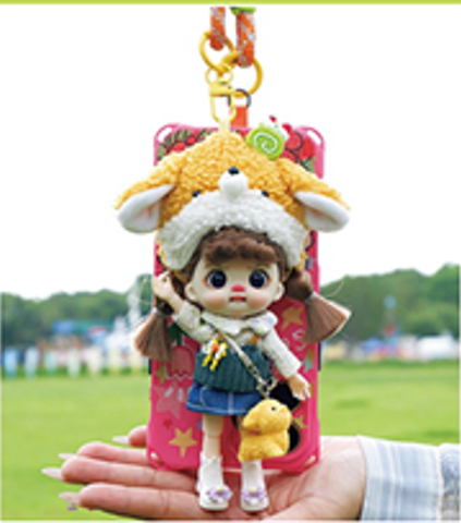 LUOLIFEN DOLL - DOG PARK - TRENDY DOLLS - PHONE PENDANT