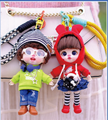 LUOLIFEN DOLL - SWEET COOL BABY - TRENDY DOLLS - PHONE PENDANT
