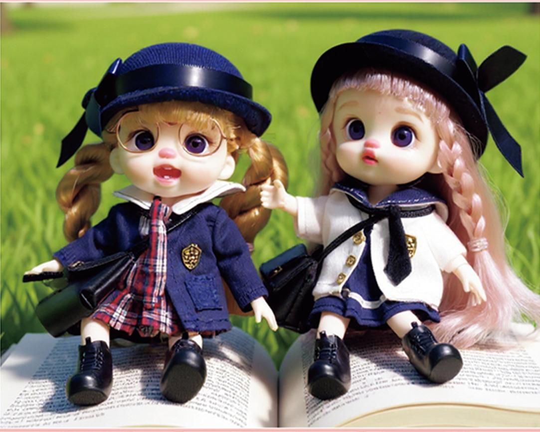 LUOLIFEN DOLL - COLLEGE DIARY - TRENDY DOLLS - PHONE PENDANT