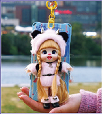 LUOLIFEN DOLL - LITTLE DEVIL - TRENDY DOLLS - PHONE PENDANT