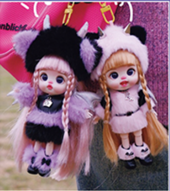 LUOLIFEN DOLL - LITTLE DEVIL - TRENDY DOLLS - PHONE PENDANT