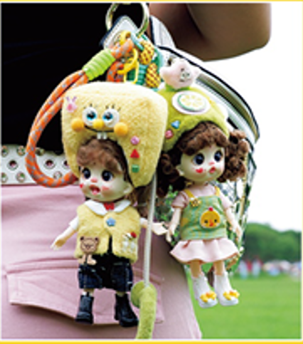 LUOLIFEN DOLL - SEA DOLL - TRENDY DOLLS - PHONE PENDANT