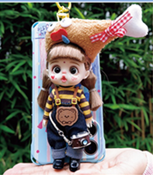 LUOLIFEN DOLL - SWEETHEART CUTE CHEF - TRENDY DOLLS - PHONE PENDANT