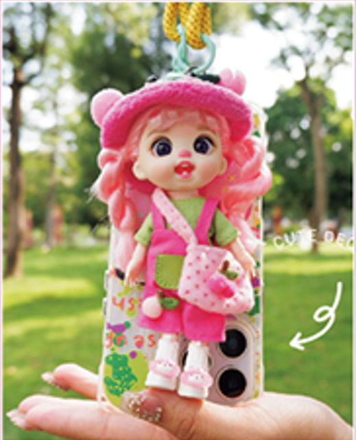 LUOLIFEN DOLL - CUTE FRUIT DOLL - TRENDY DOLLS - PHONE PENDANT