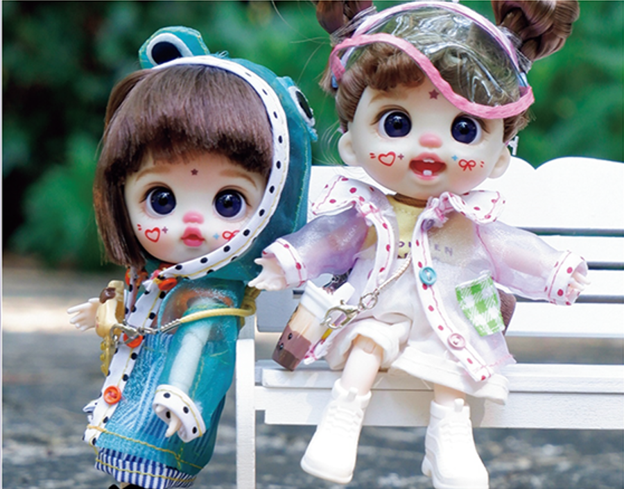LUOLIFEN DOLL - JUNGLE ADVENTURE - TRENDY DOLLS - PHONE PENDANT