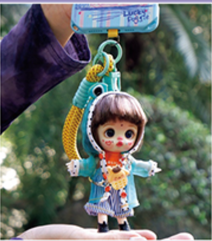 LUOLIFEN DOLL - JUNGLE ADVENTURE - TRENDY DOLLS - PHONE PENDANT