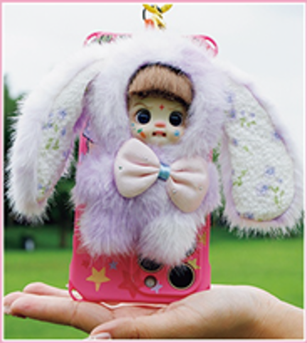 LUOLIFEN DOLL - CANDY RABBIT BABY - TRENDY DOLLS - PHONE PENDANT