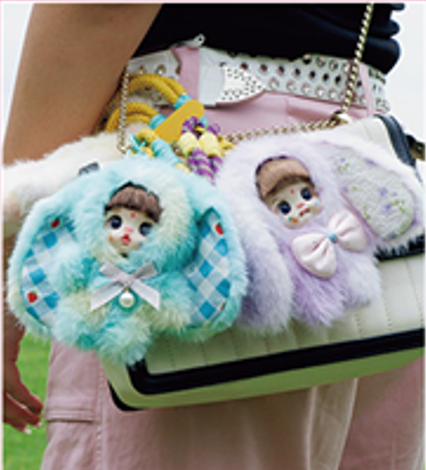 LUOLIFEN DOLL - CANDY RABBIT BABY - TRENDY DOLLS - PHONE PENDANT