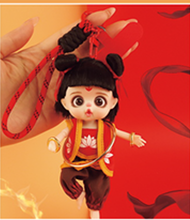 LUOLIFEN DOLL - NA ZHA DOLL - TRENDY DOLLS - PHONE PENDANT