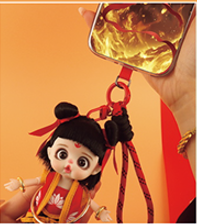 LUOLIFEN DOLL - NA ZHA DOLL - TRENDY DOLLS - PHONE PENDANT