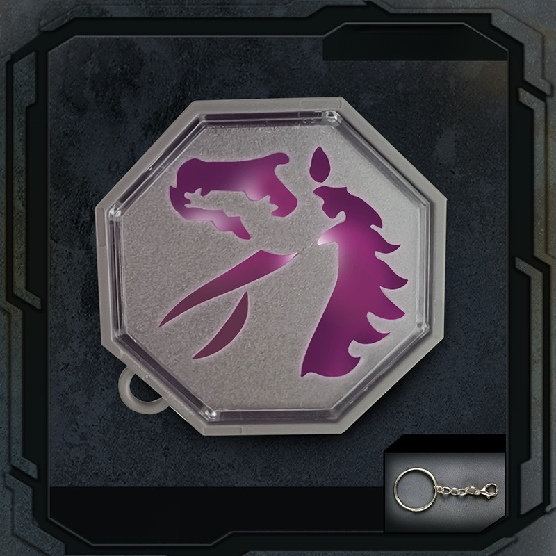 Jackie Chan Adventures Complete Talisman Collection, 12 Removable Talismans with Light Up Effect, Durable PETG, Battery Replaceable