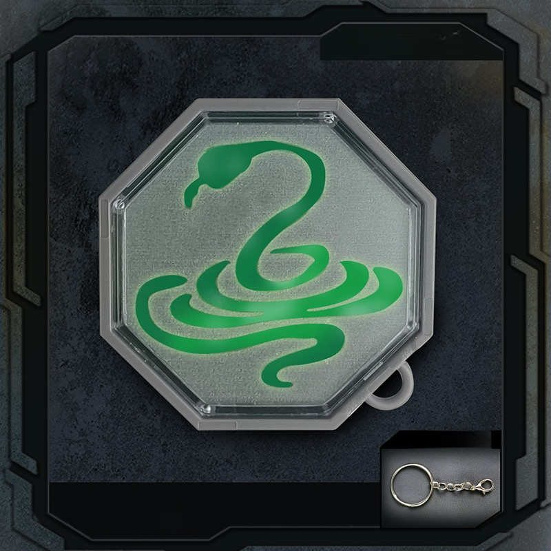 Jackie Chan Adventures Complete Talisman Collection, 12 Removable Talismans with Light Up Effect, Durable PETG, Battery Replaceable