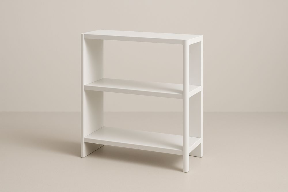 Regał drewniany biały 70x30x80 cm