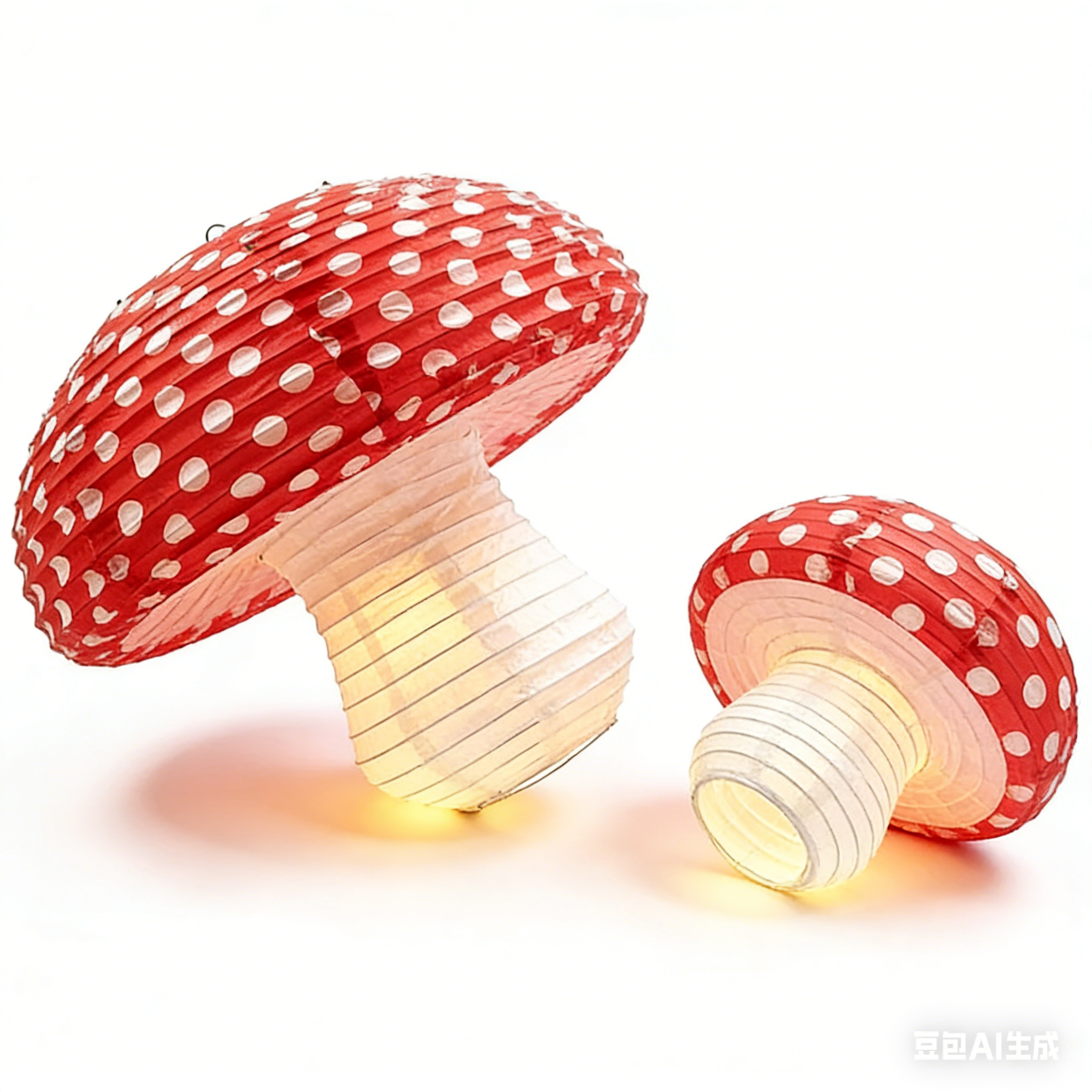 Mushroom Shaped Paper Lanterns