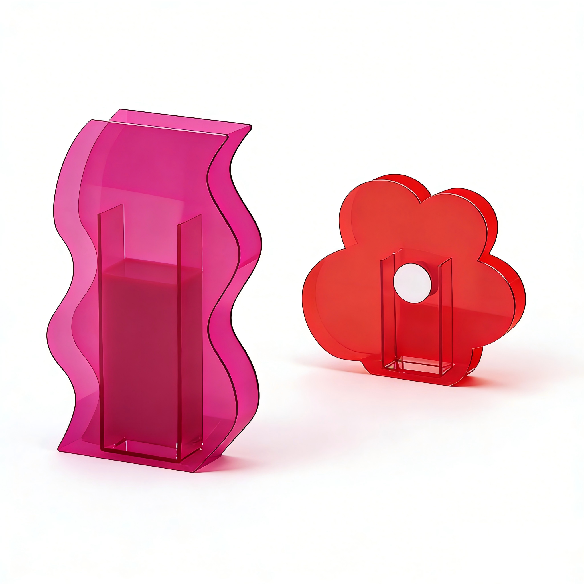 Postmodern Acrylic Vases