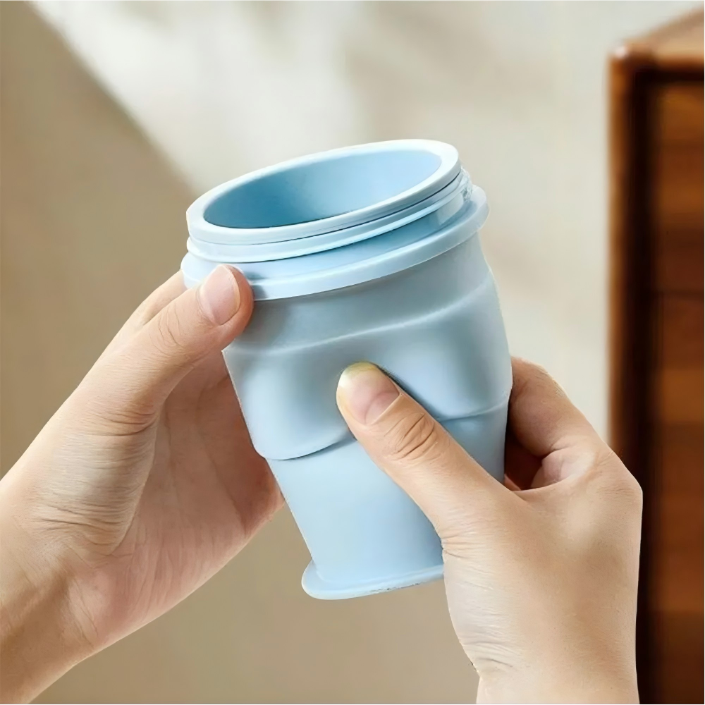 🥤 Portable 2-in-1 Ice Maker Cup Collapsible Easy Release Ice Cup