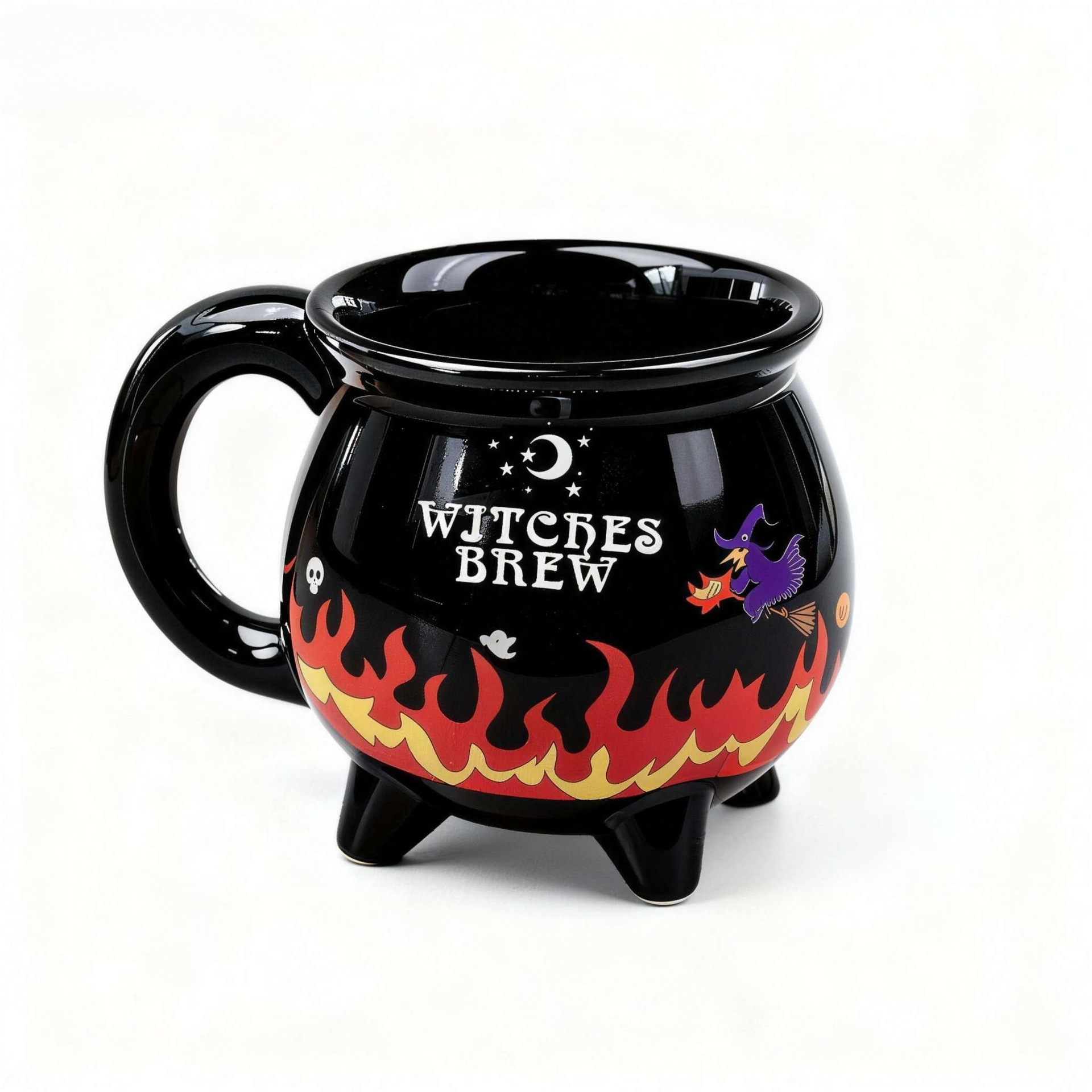 ☕ Sip Magical Brew In Witch Cauldron Mug – 6 Gothic Halloween Wizard Ceramic Cup Styles