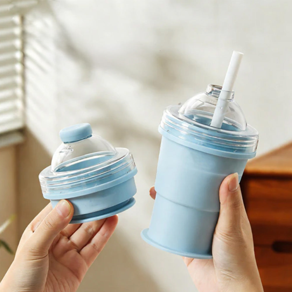 🥤 Portable 2-in-1 Ice Maker Cup Collapsible Easy Release Ice Cup