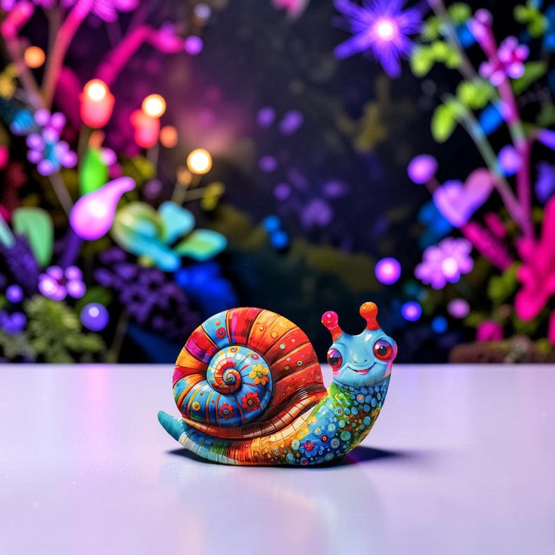 🐌 Colorful Metal Snail Wall Art Decor for Outdoor Garden & Indoor Home