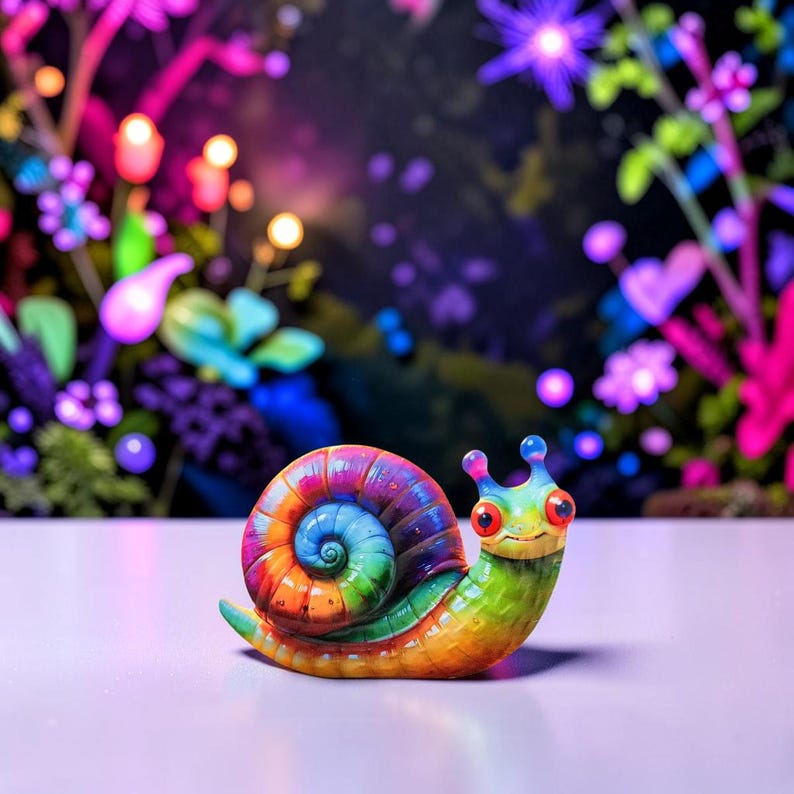 🐌 Colorful Metal Snail Wall Art Decor for Outdoor Garden & Indoor Home