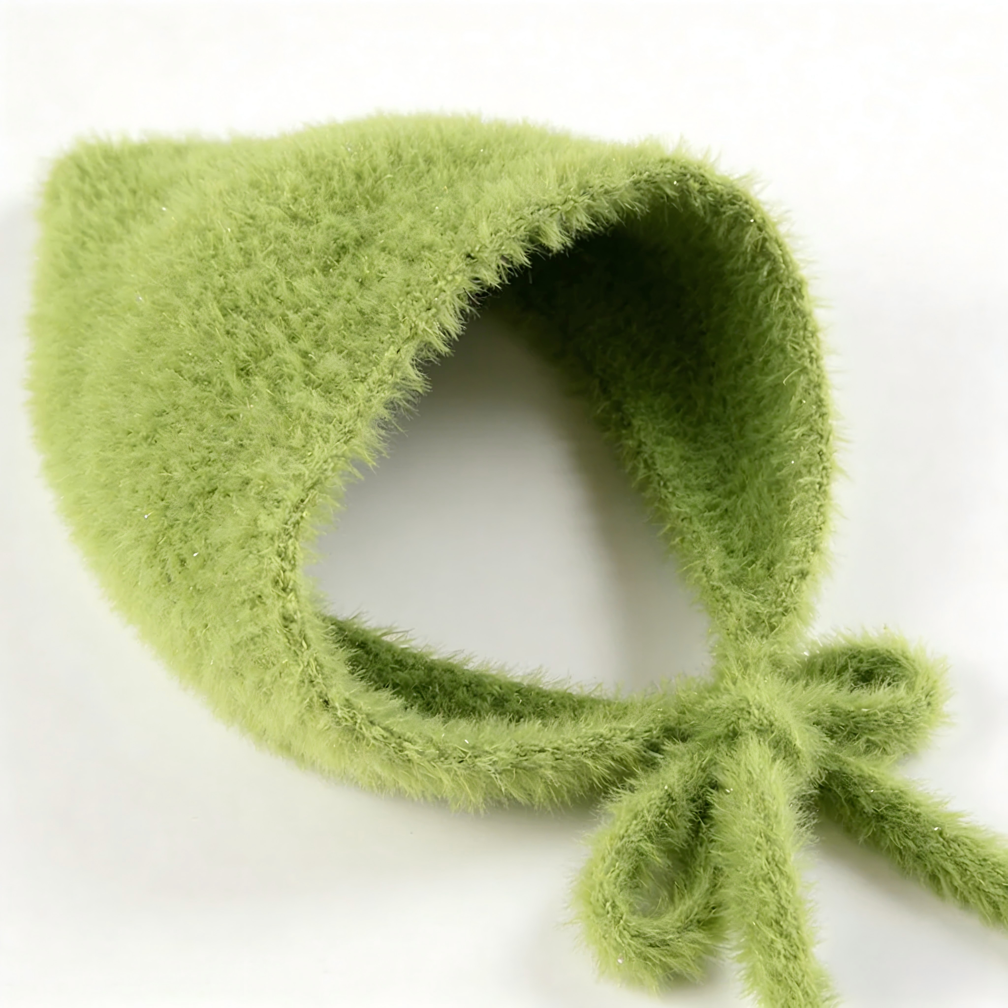 Soft Fuzzy Winter Bandana Hat