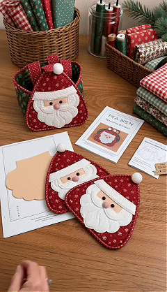 ⏳ Last Day 49% OFF – 🎄 Christmas Character Quilted Carry Basket 