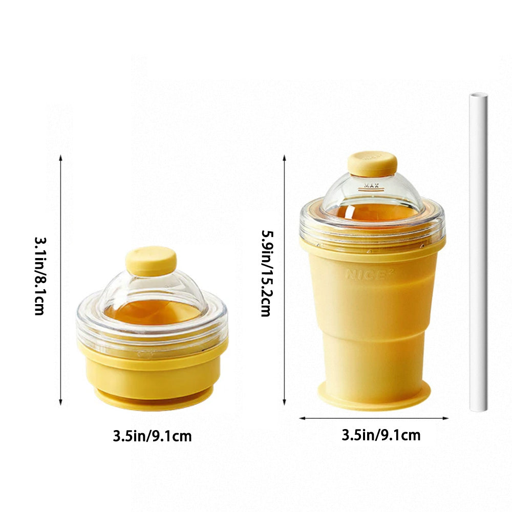 🧊 2-in-1 Collapsible Ice Maker Cup Portable Chilling Drink Cup