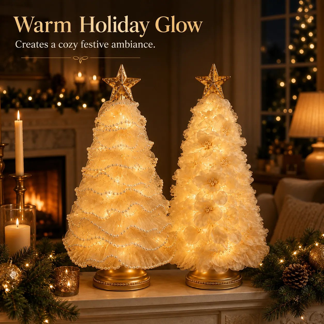 🔥LAST DAY 50% OFF -🎄DIY Lighted Christmas Tree Craft Kit with 6-Hour Timer🌟