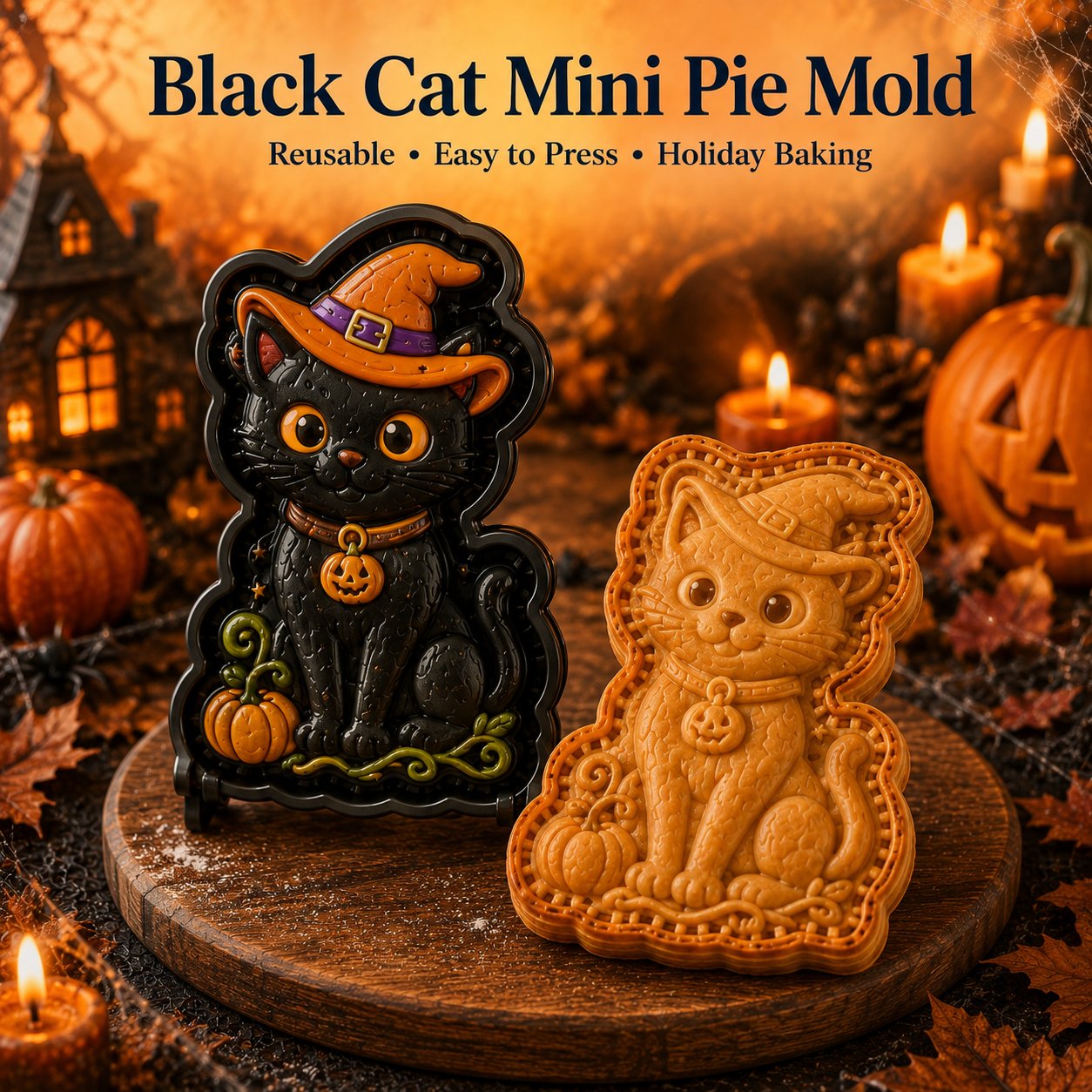 🎃 Halloween Mini Pie Mold Collection🚚 Buy 3+ Get Free Shipping