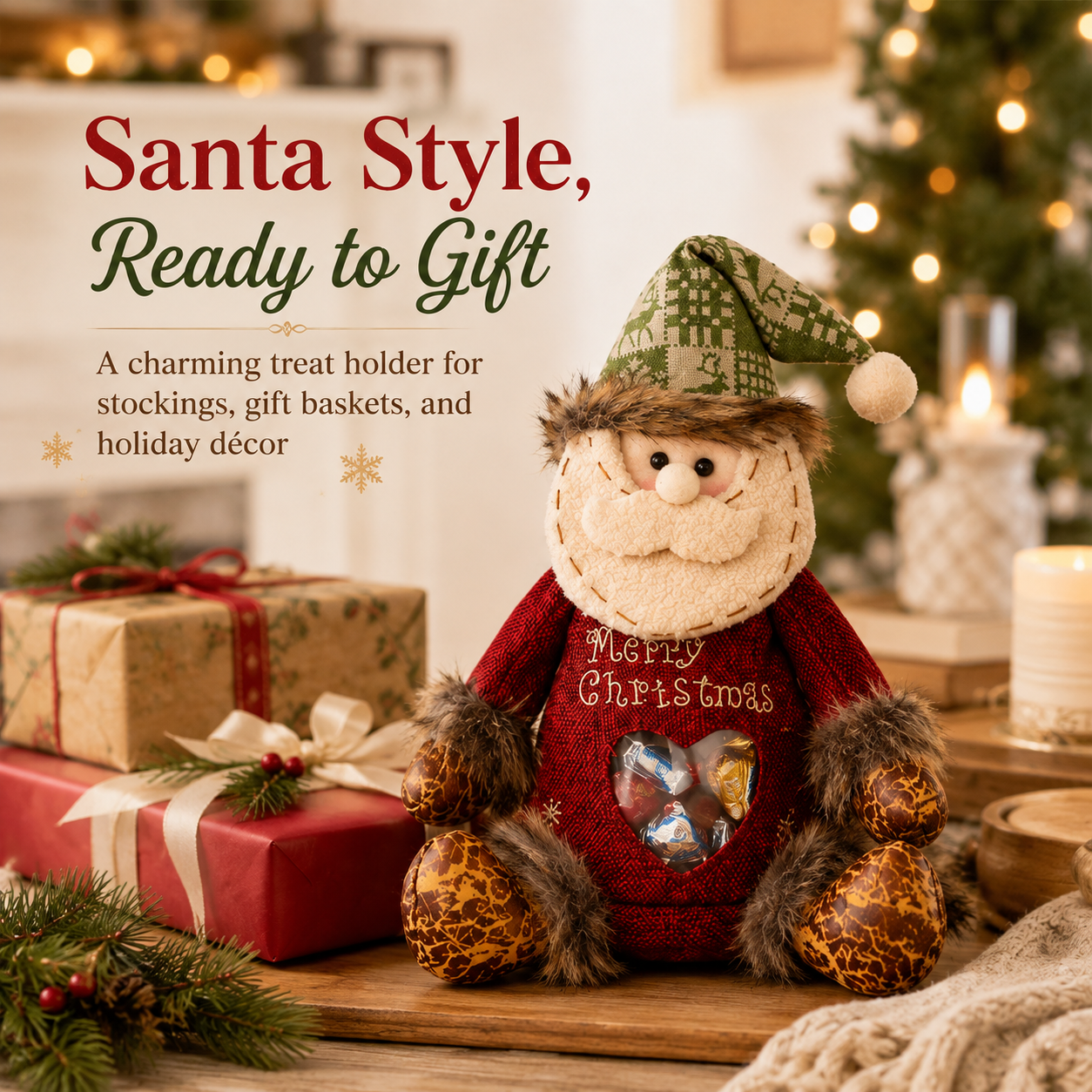 🎉 Last Day Promotion 50% OFF 🎉Christmas Gift Bags Zipper Design