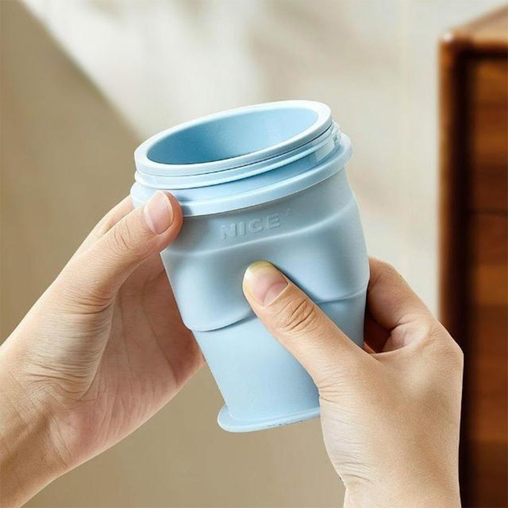 🧊 2-in-1 Collapsible Ice Maker Cup Portable Chilling Drink Cup