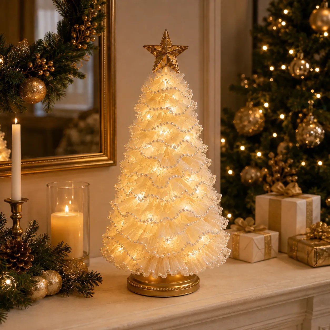 🔥LAST DAY 50% OFF -🎄DIY Lighted Christmas Tree Craft Kit with 6-Hour Timer🌟