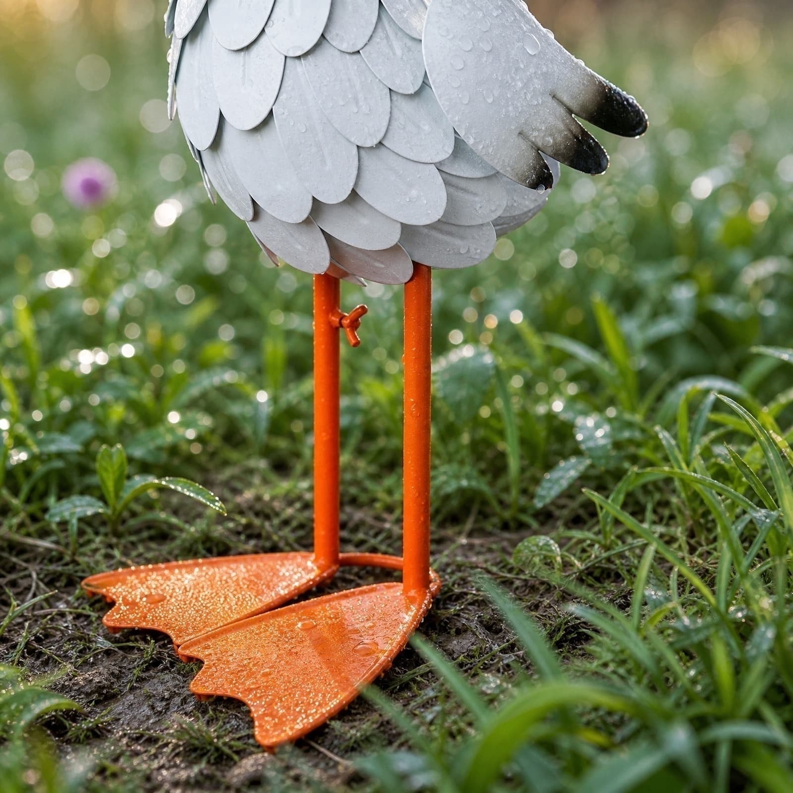 Gcvizuso 24in Large Porch Goose Statue, Goose Tall Garden Statue for Outdoor Lawn Yard Garden Front Yard Backyard Decor