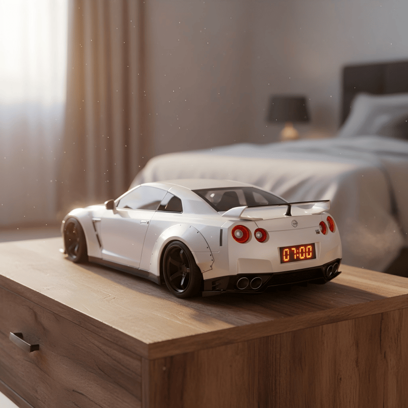 50%off💥- Hypercar Alarm Clock Realistic Engine & Light Effects
