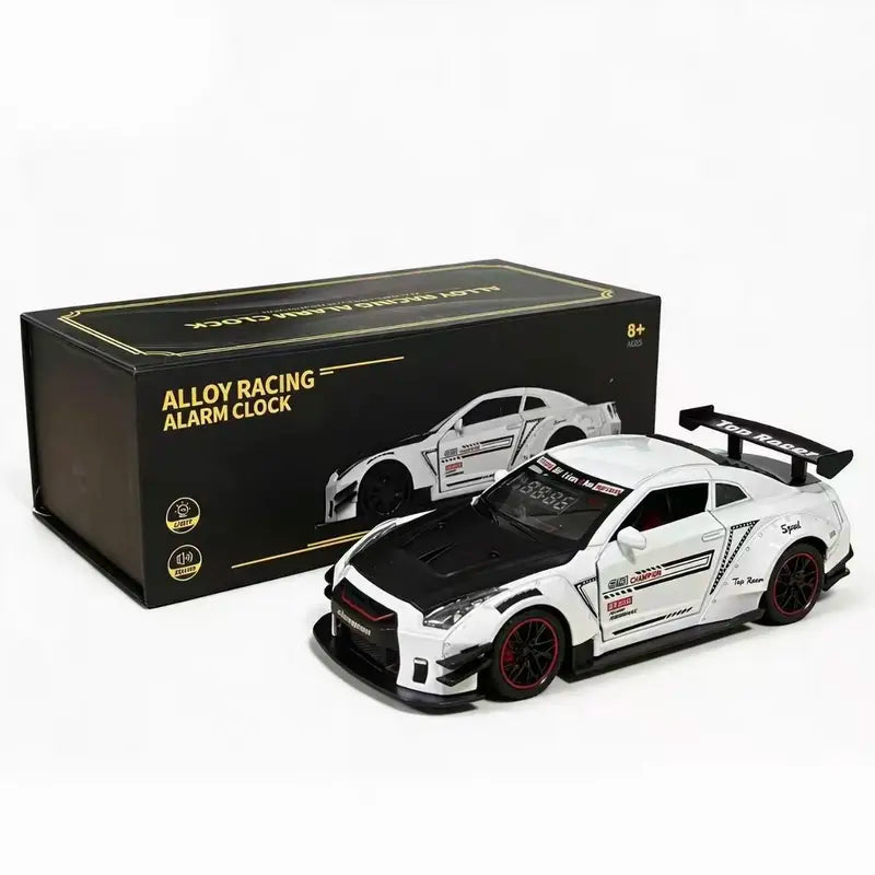 🔥LAST DAY 50% OFF -🚗 Hyper Car Alarm Clock with Realistic Engine Sound & LED Lights ✨