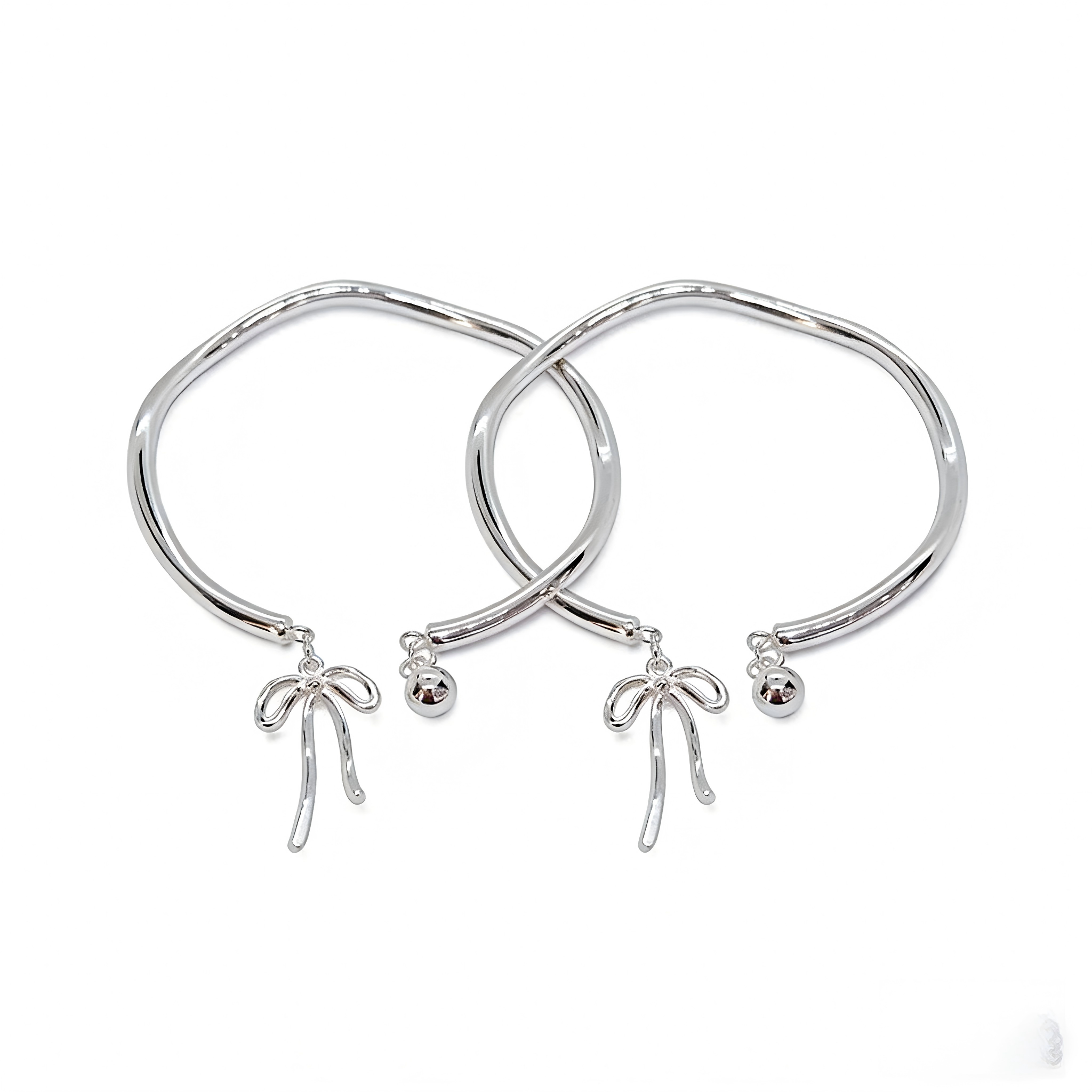 Silver Bowknot Bracelet