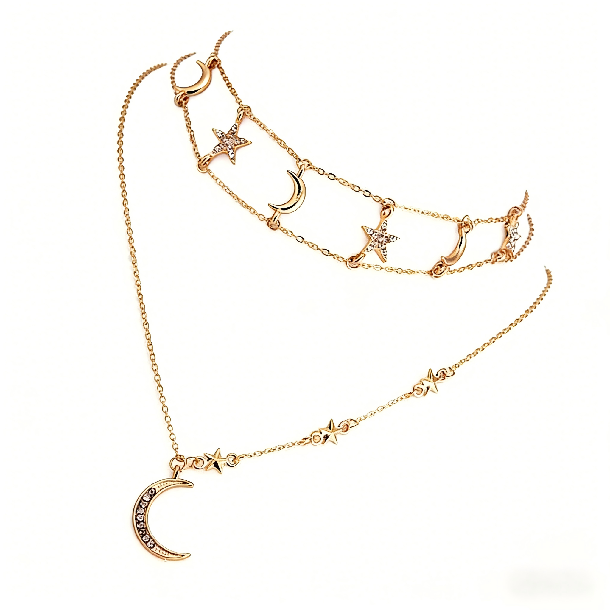 Sun & Moon Choker Necklace