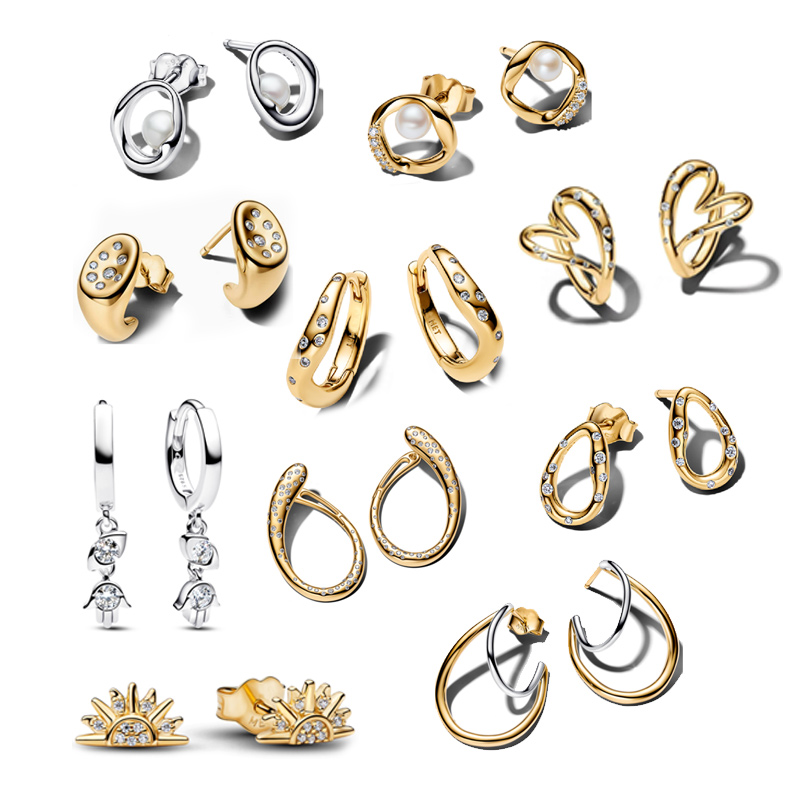 New Zircon Bow Beautiful Bees High Quality Copper Alloy Silver Plated Earrings New Earring Accessories Gift Valentine's Day Gift