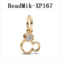 New Design DS 151-200 Mouse 100% S925 Silver Pendant Bead Charms For Fine Jewelry Making Fit Women Girl Bracelet Gift