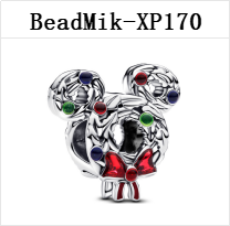 New Design DS 151-200 Mouse 100% S925 Silver Pendant Bead Charms For Fine Jewelry Making Fit Women Girl Bracelet Gift