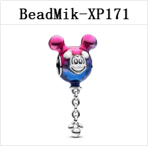 New Design DS 151-200 Mouse 100% S925 Silver Pendant Bead Charms For Fine Jewelry Making Fit Women Girl Bracelet Gift