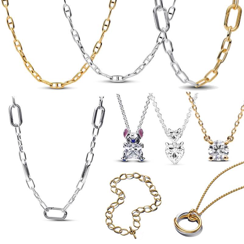 Copper Alloy Silver Plated  New Necklace For Women Beads For Jewelry Making Charm Free Shipping Love Family Tree Rose Mother's Day Gift
