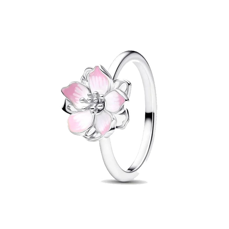 New Silver Plated Copper Alloy Jewelry ME Sparkling Wave Radiant Two-tone Sliding Hear