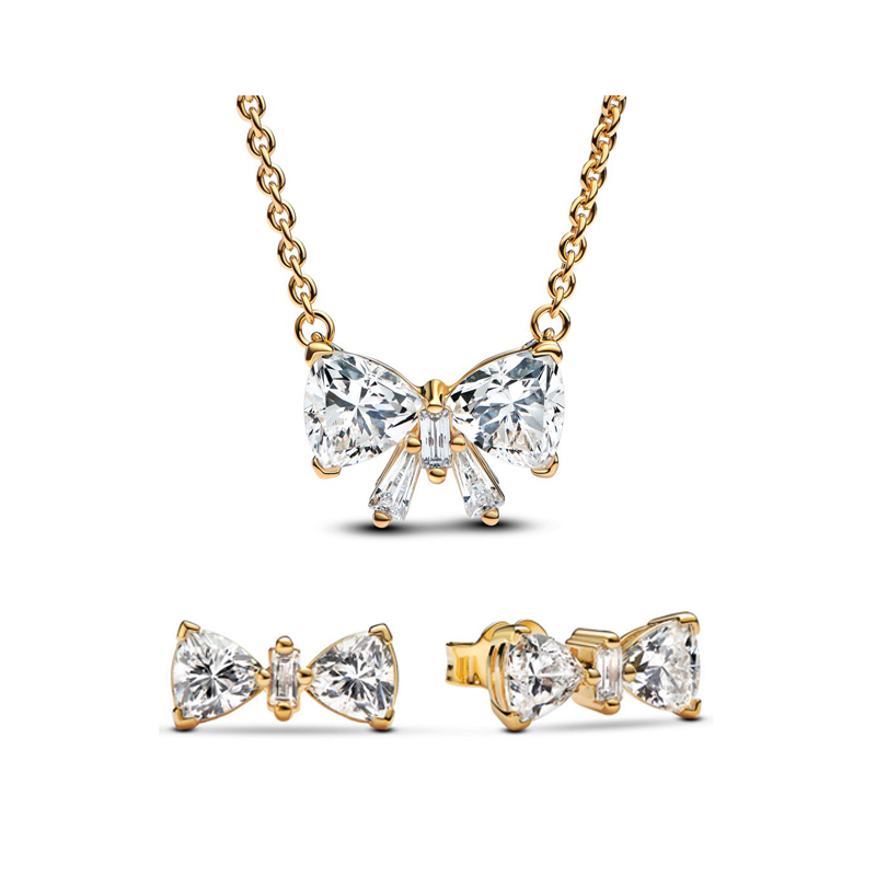 New 925 Silver Women's Jewelry Set Valentine's Day Gift Love Cupid For  Party Banquet Fashionable Charm Jewelry Making