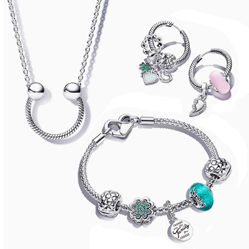 DIY Copper Alloy Silver Plated Earring Necklace Bracelet Sets Butterfly Dragonfly Firefly Valentine's Day Gift Party Personal Charm