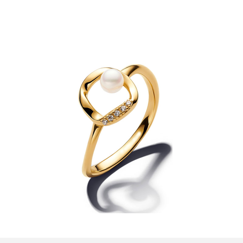 New Ring Golden color High-Quality 925 Stering Silver For Women Retro vogue Charm Jewelry love Gift Party Banquet