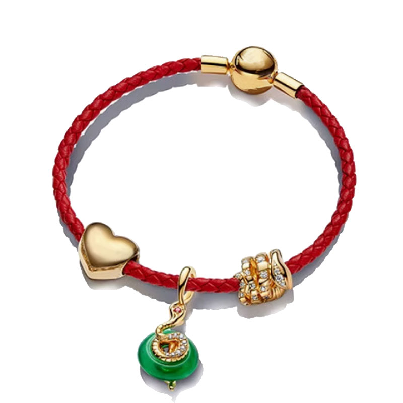 New Golden Hand Rope Chain for the Year of the Snake Women Charms Beads  Jewelry Making Dragon Phoenix cat
