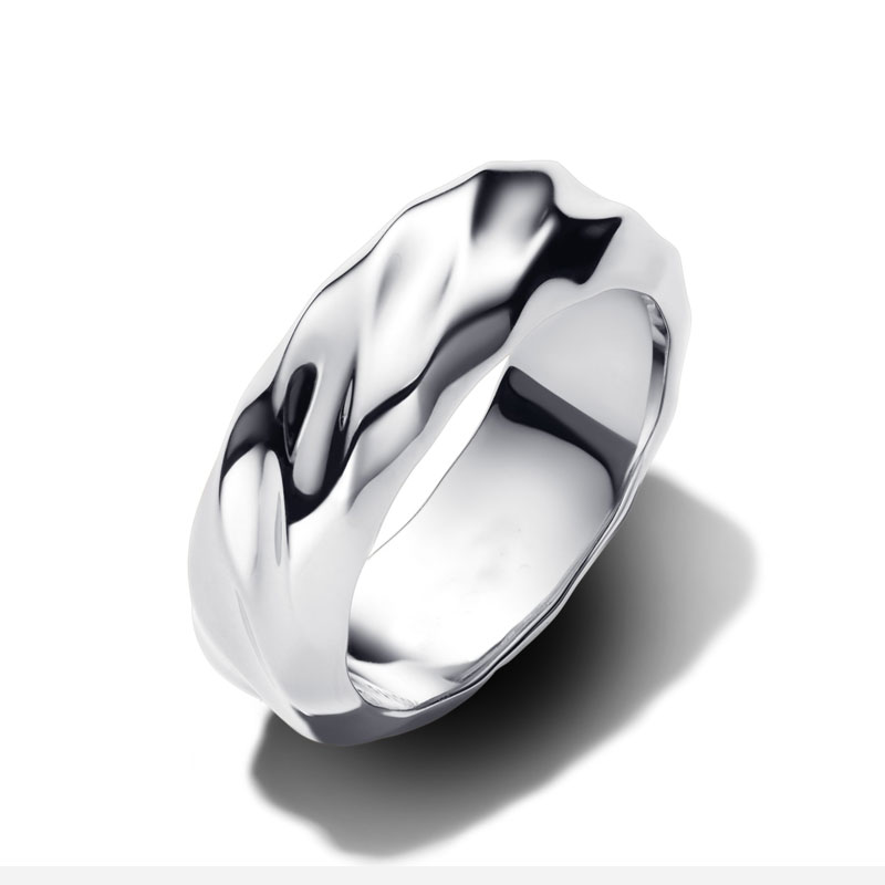 New Ring Golden color High-Quality 925 Stering Silver For Women Retro vogue Charm Jewelry love Gift Party Banquet