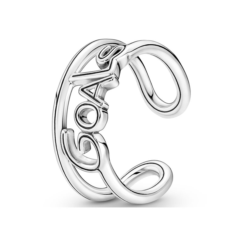 Zirconia Triple Circle Micky Head P 925 Sterling Silver Ring For Women Jewelry Wedding Engagement Girl Gift
