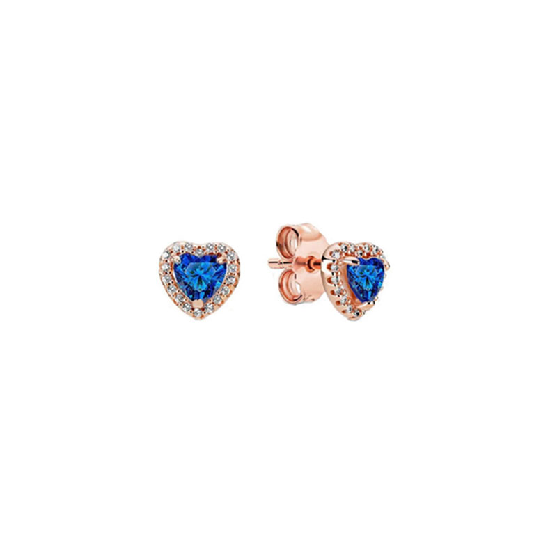 High Quality 925 Silver Earrings With Heart-Shaped Zircon Gemstones For Women Heart Jewelry Mother's Day Gift Valentine's Day Gift